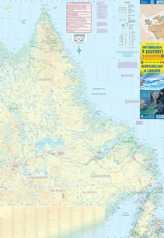 Newfoundland & Labrador Travel Map