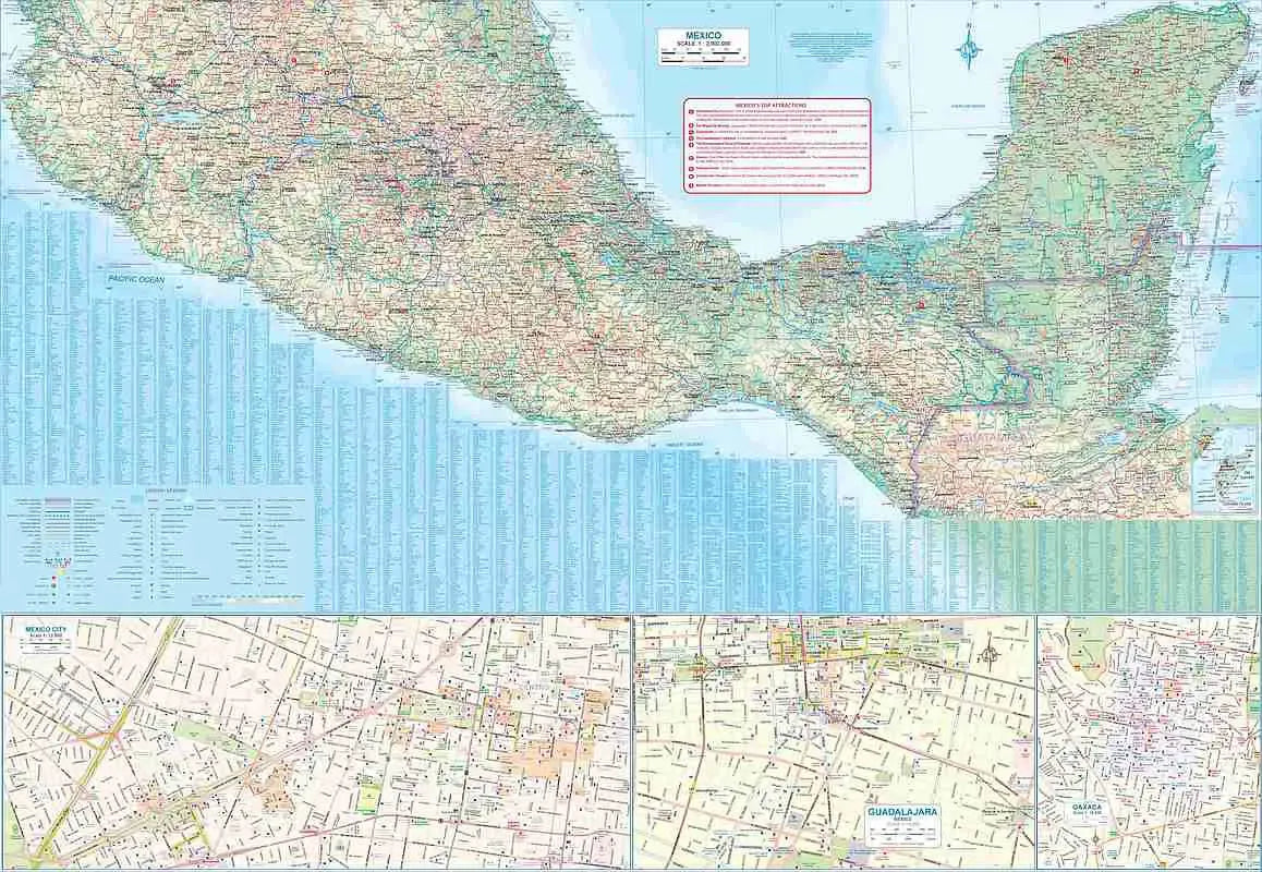 Mexico Travel Map