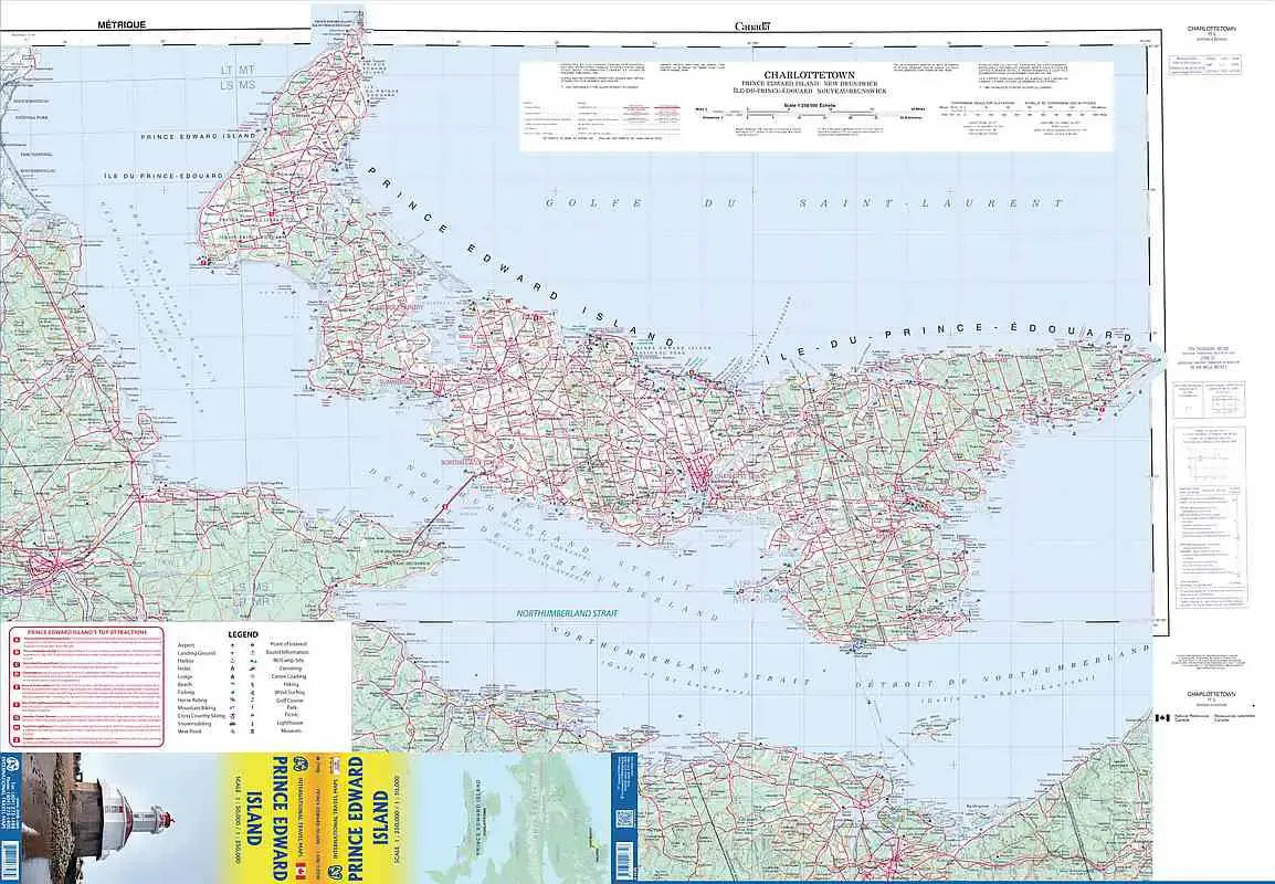 Prince Edward Island Travel Map