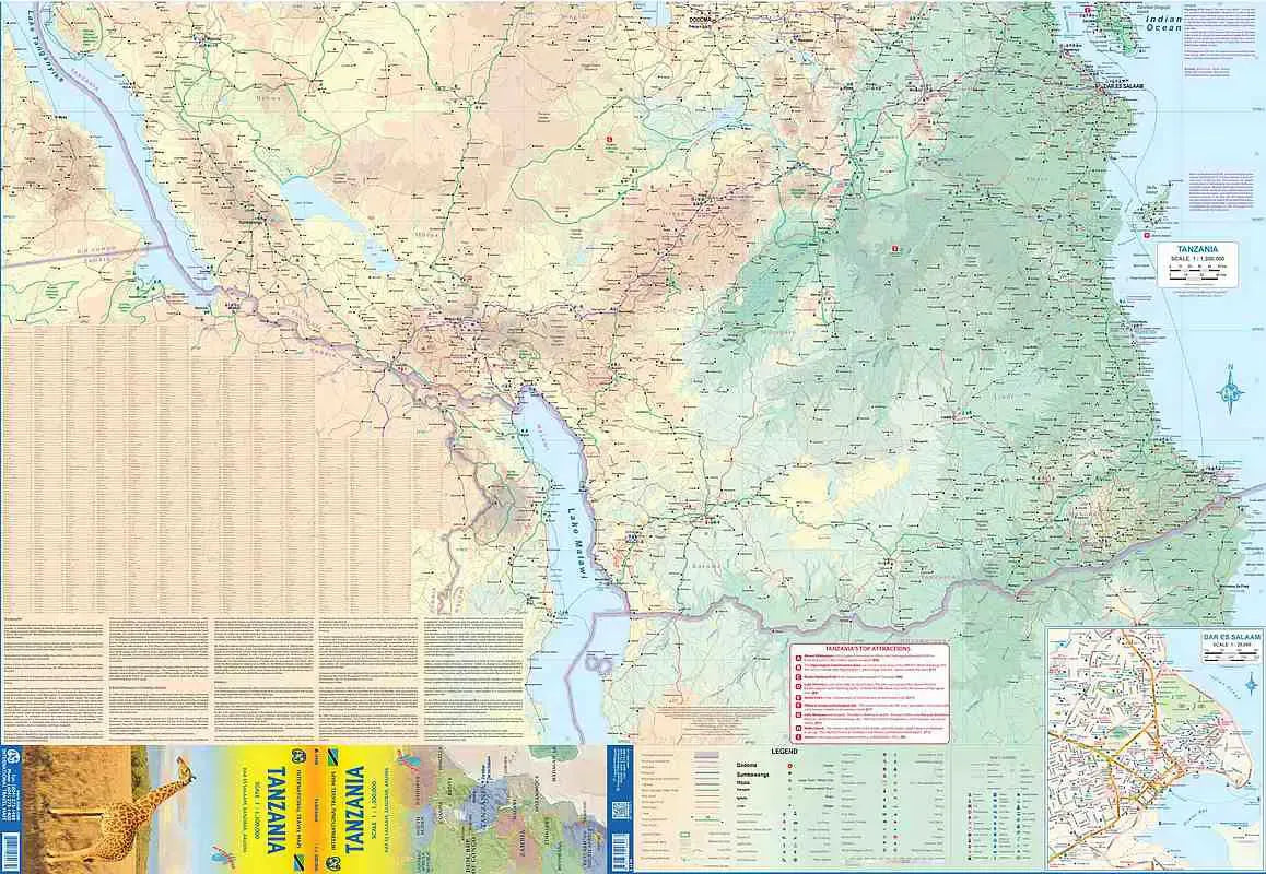 Tanzania Travel Map