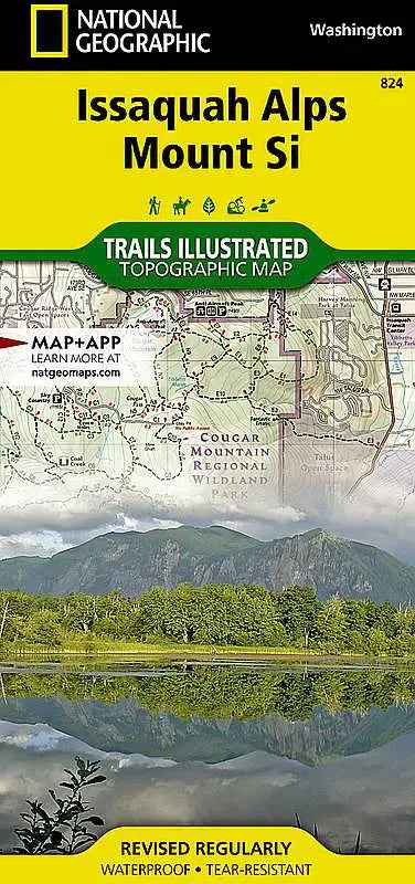 Issaquah Alps - Mt Si Hiking Map