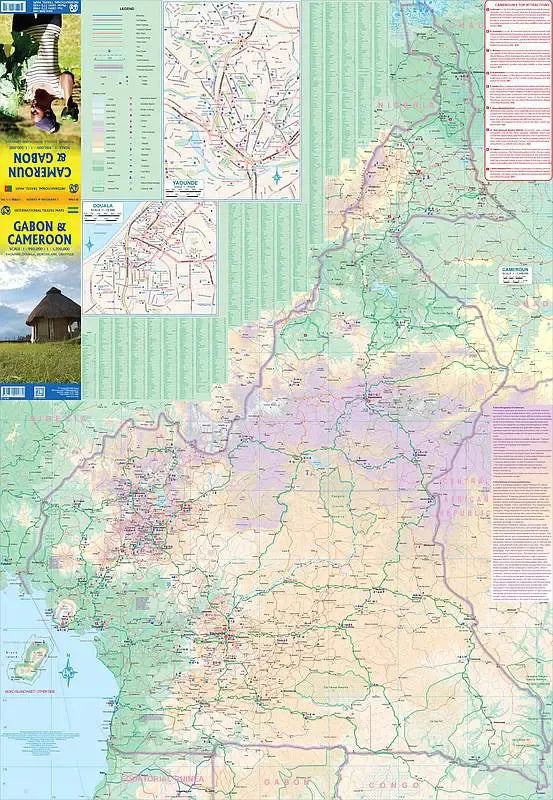 Cameroon & Gabon Travel Map