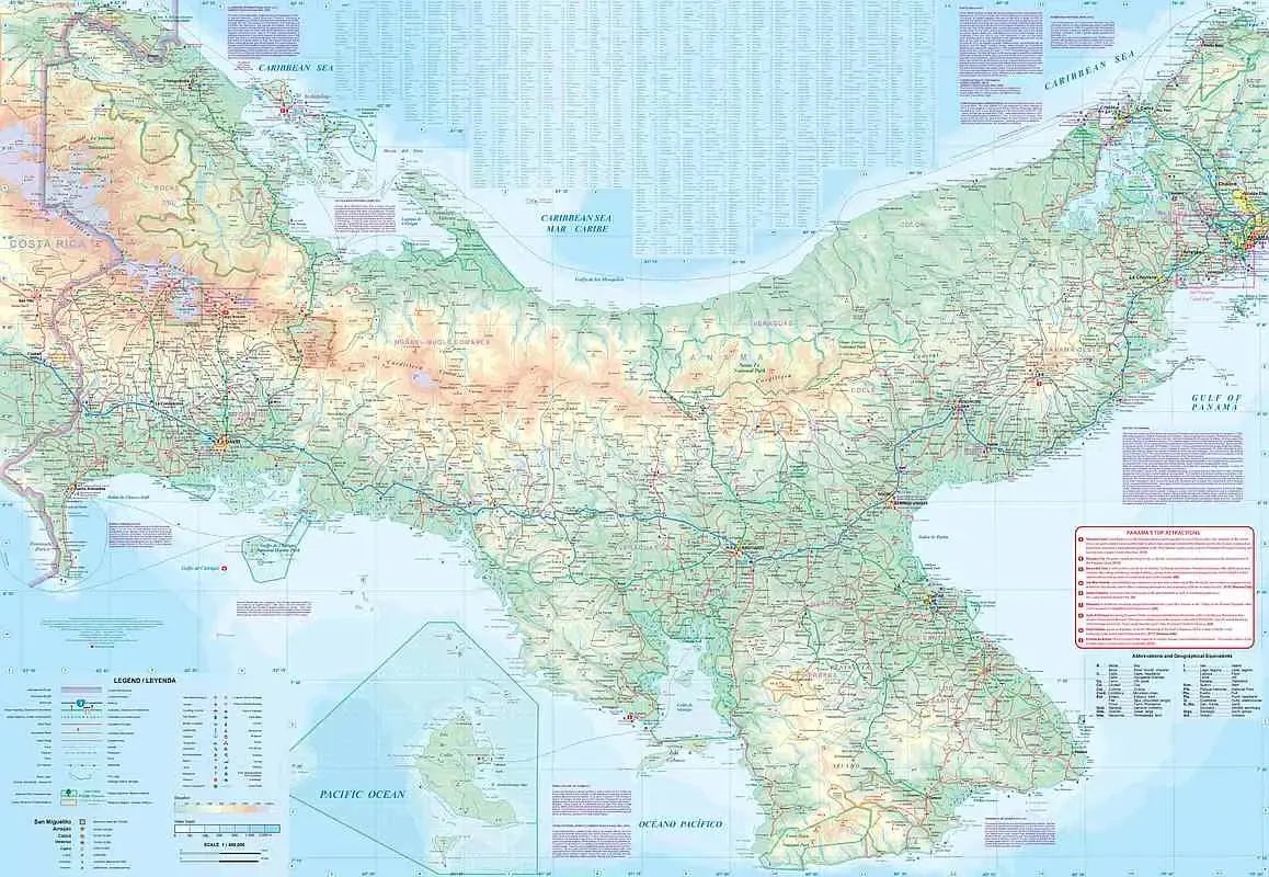Panama Travel Map