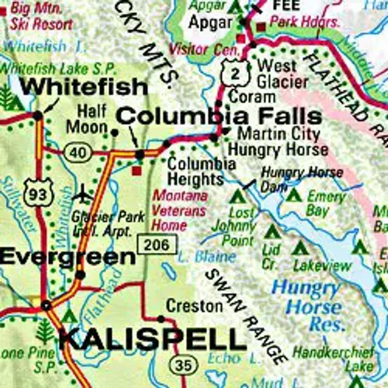 Pacific Northwest Road Map