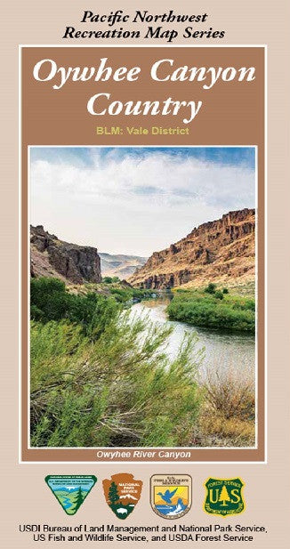 Owyhee Canyon Country, OR - Recreation Forest Service Map