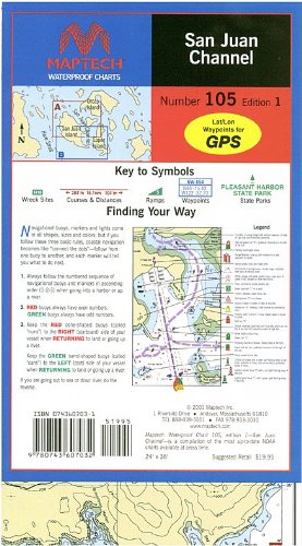 San Juan Channel Waterproof Nautical Chart