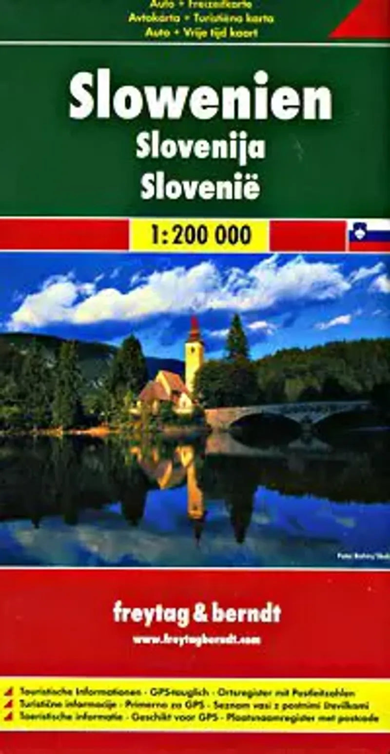 Slovenia Travel Map by Freytag & Berndt