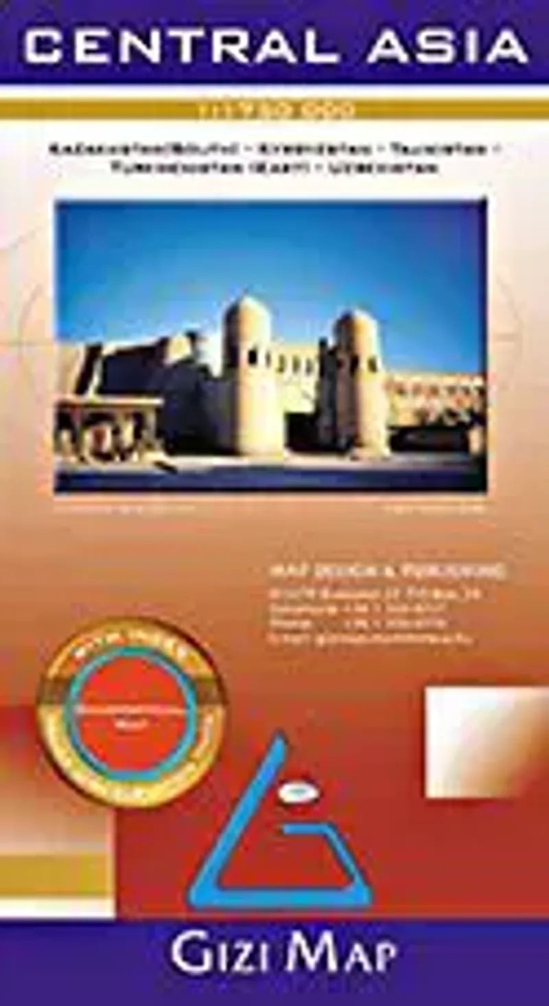 Central Asia Travel Map l Gizi