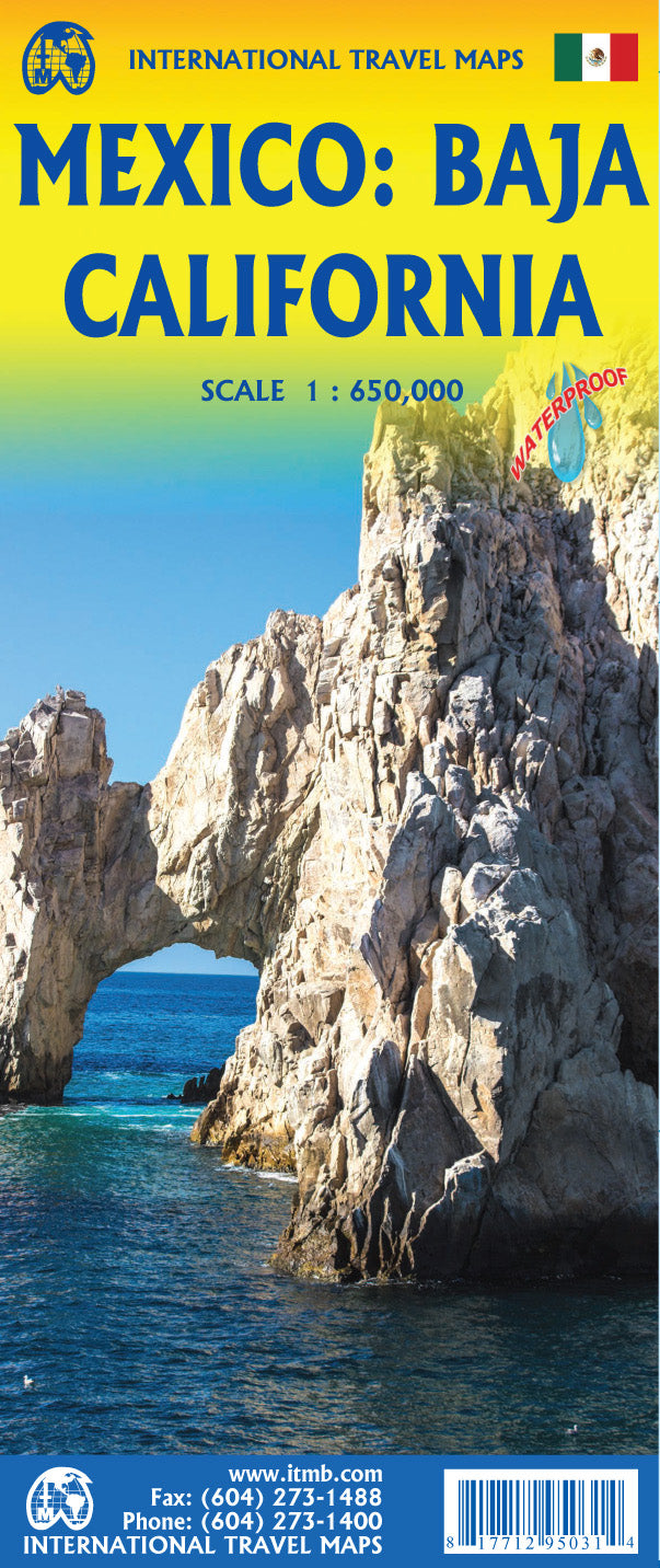 Baja California - Mexico Travel Map