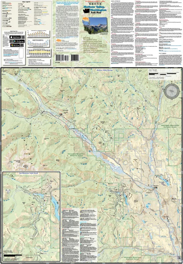 Methow Valley Hiking & Biking Trail Map - Map Detail