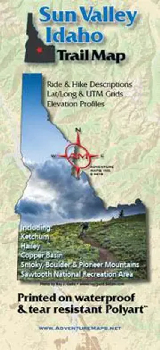 Sun Valley, Idaho Hiking & Biking Trail Map - Cover
