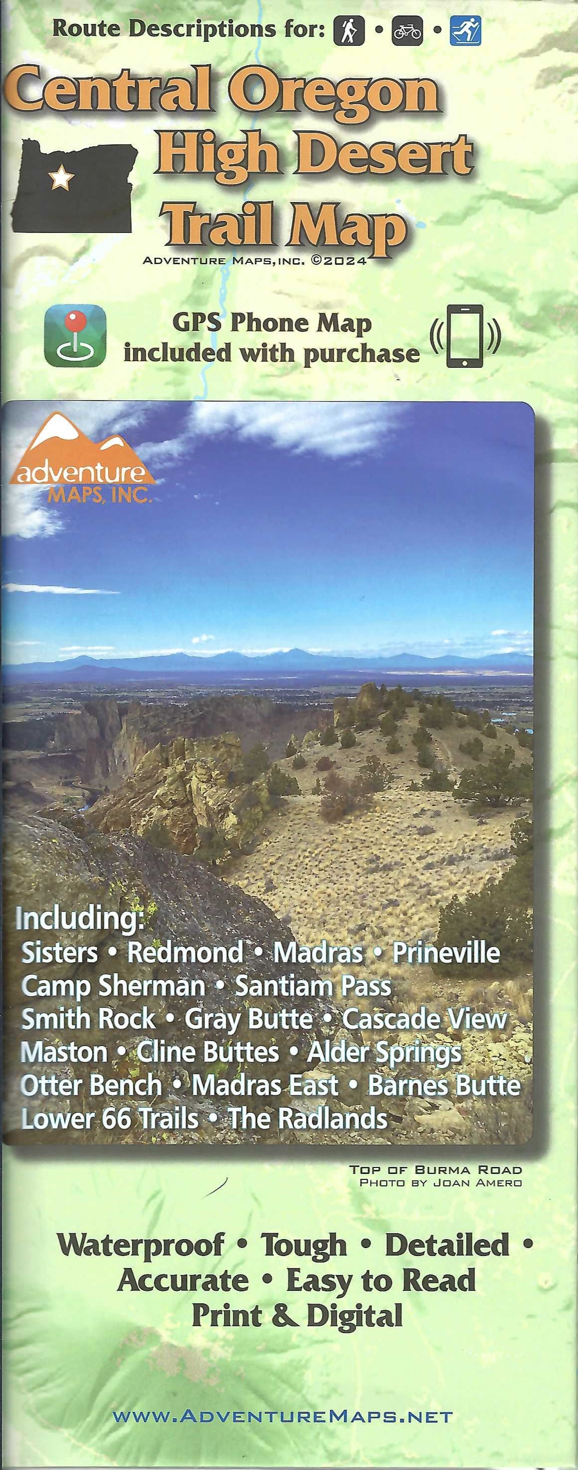 Central Oregon High Desert Trail Map