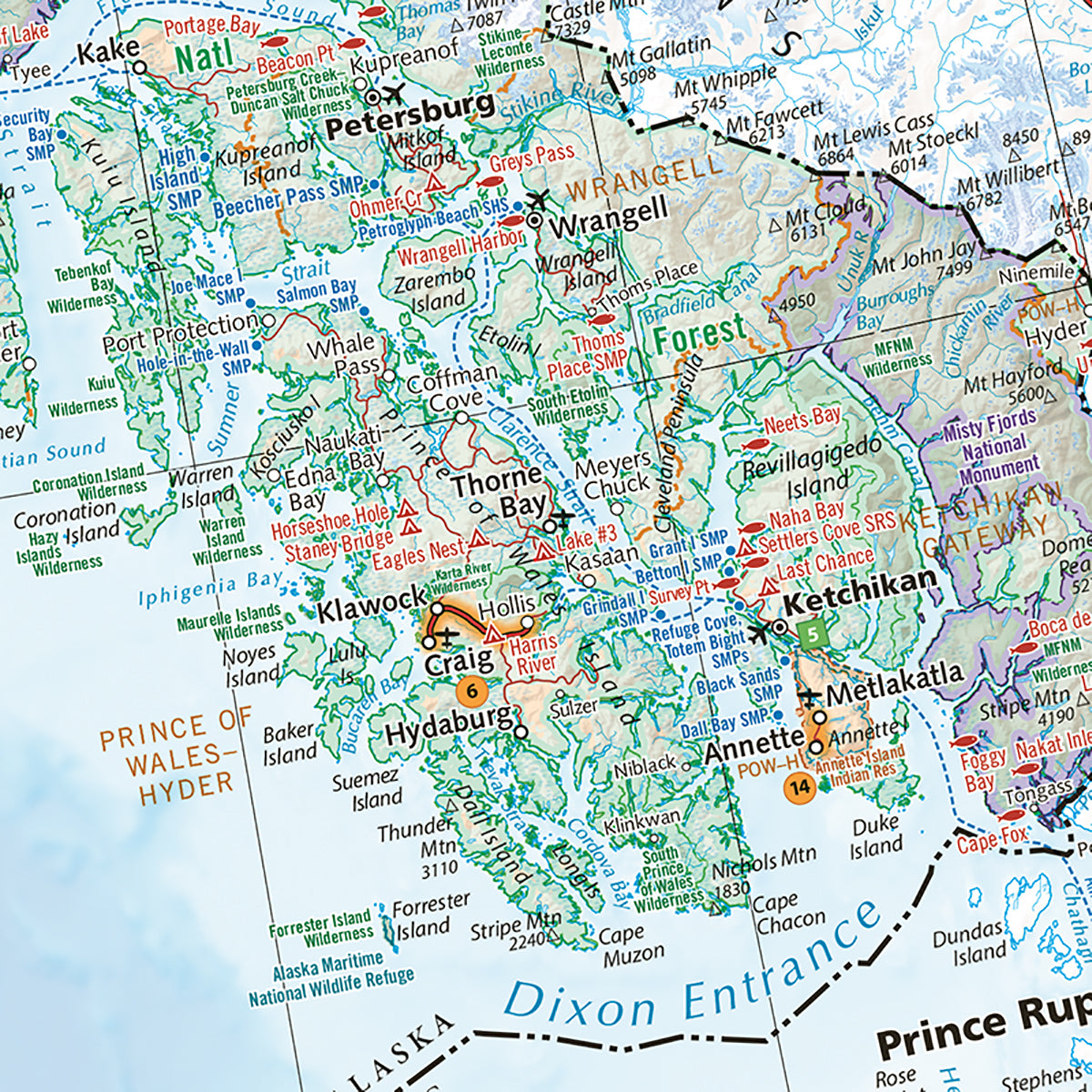 Alaska Recreation Map