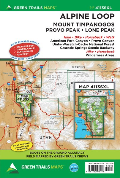 Alpine Loop trail map