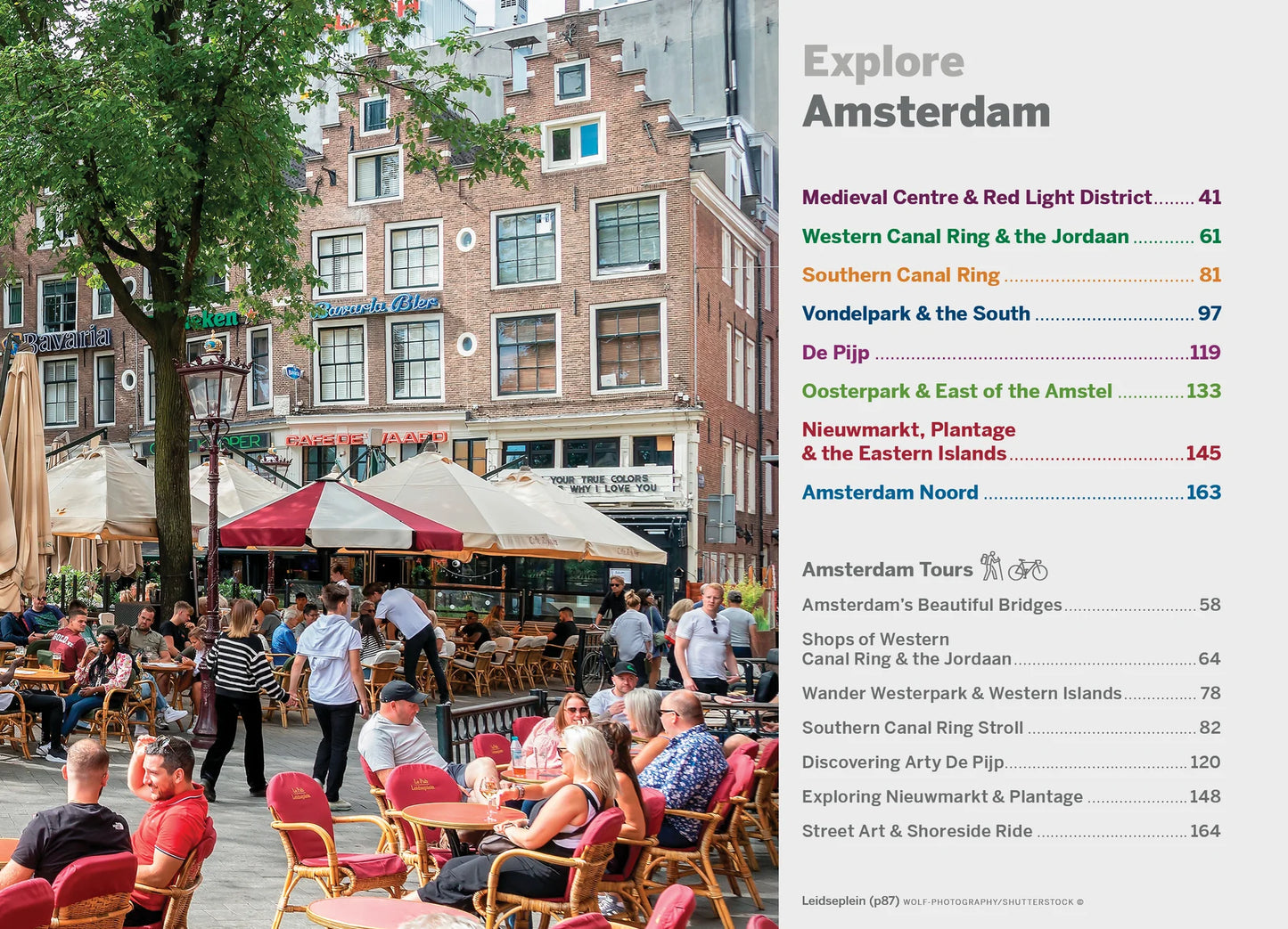 Amsterdam Pocket Travel Book by Lonely Planet - Sample Page
