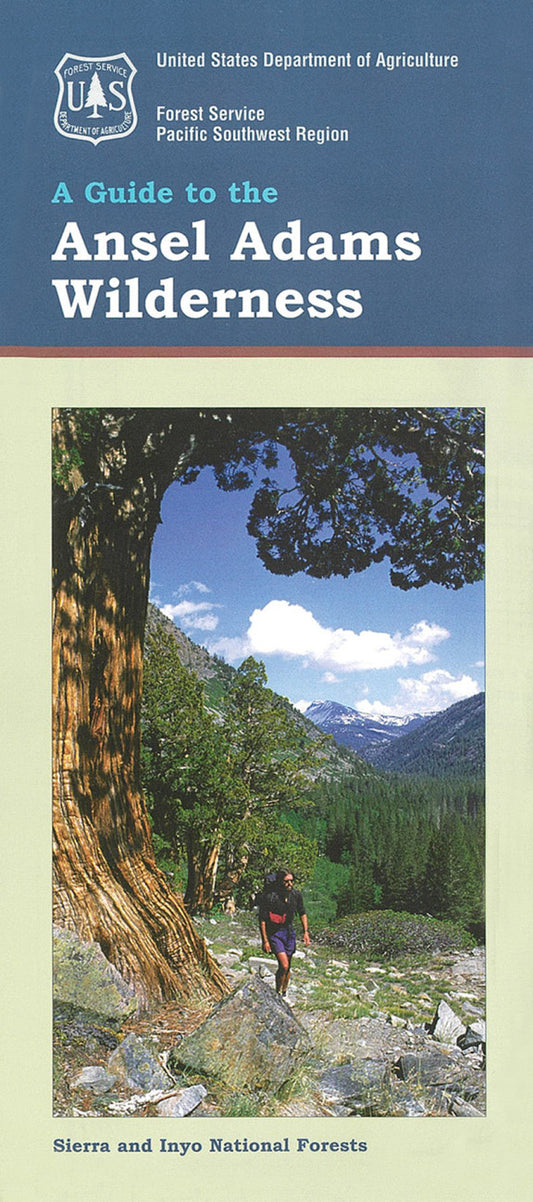 Sierra & Inyo National Forests - Ansel Adams Wilderness USFS Map - Cover