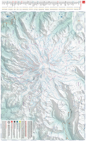 Backcountry Skiing Tahoma/Mount Rainier Map