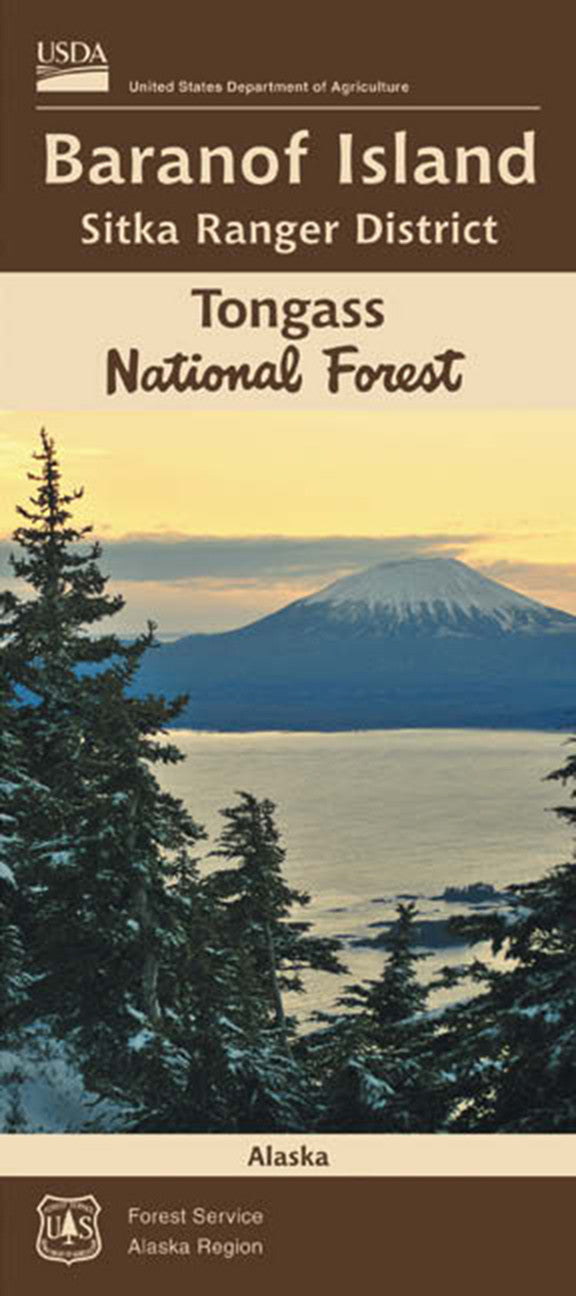 Tongass National Forest - Baranof Island Sitka Ranger District NFS Map - Cover