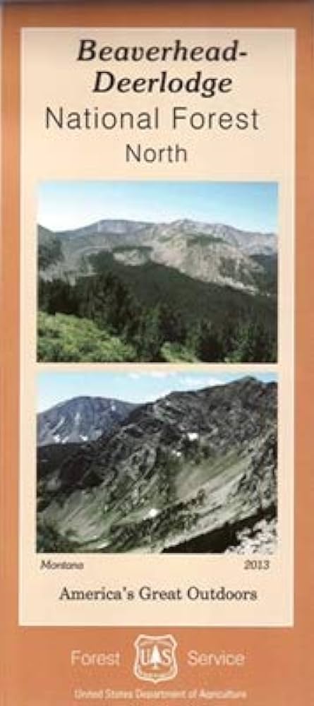 Beaverhead-Deerlodge National Forest (North Region) NFS Map - Cover