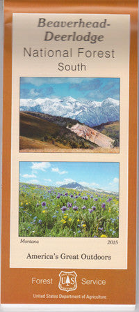 Beaverhead-Deerlodge National Forest (South Region) NFS Map - Cover