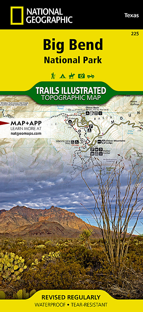Big Bend National Park Trails Illustrated Topographic Map #225 - Cover