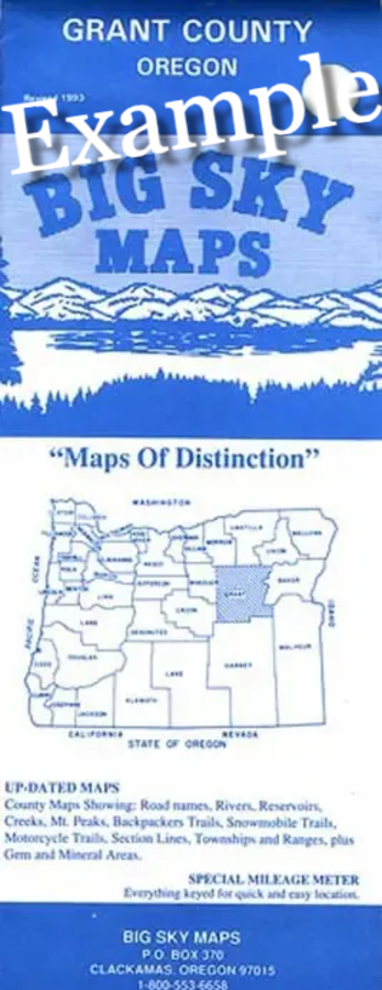 County Maps for Oregon