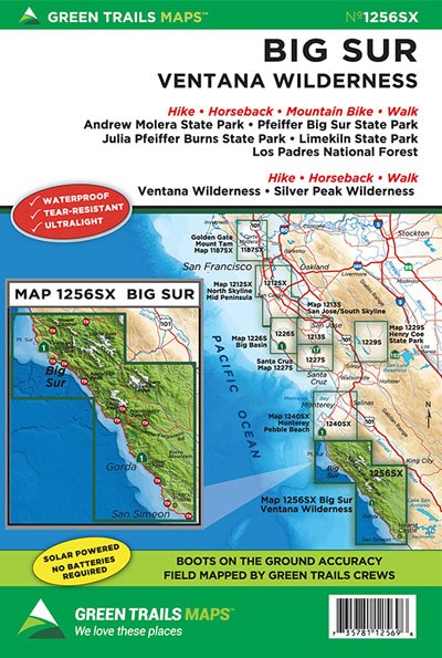 Big Sur trail map