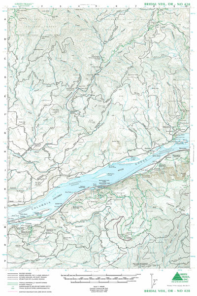 Bridal Veil, OR - Green Trails Map #428