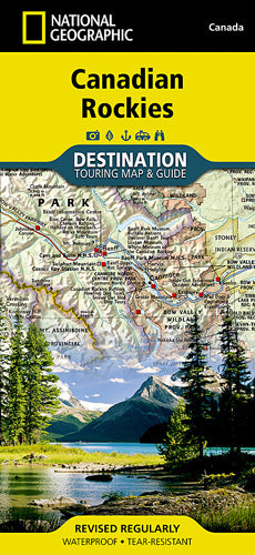 Canadian Rockies Destination Map by National Geographic - Cover