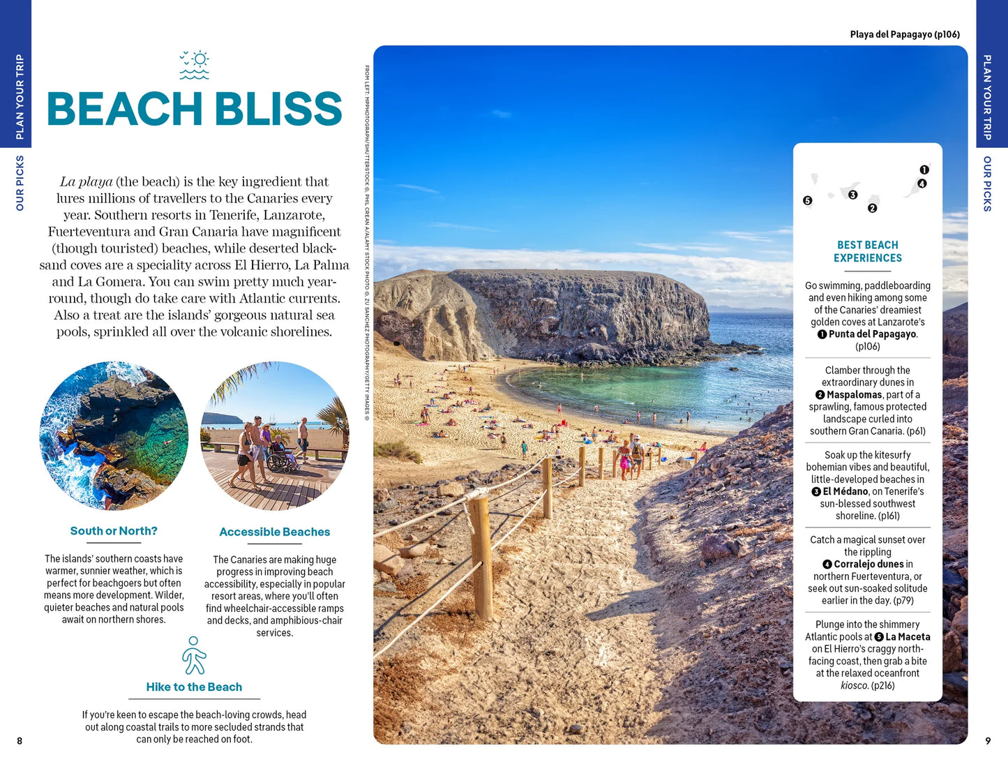 Canary Islands Travel Guide Book by Lonely Planet - Sample Page