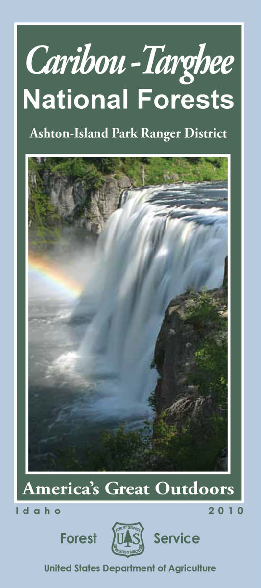 Caribou-Targhee National Forests Ashton-Island Park Ranger District USFS Map - Cover
