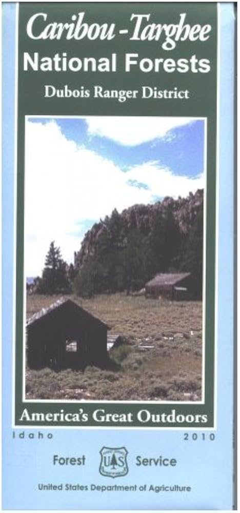 Caribou-Targhee National Forests Dubois Ranger District Forest Service Map - Cover