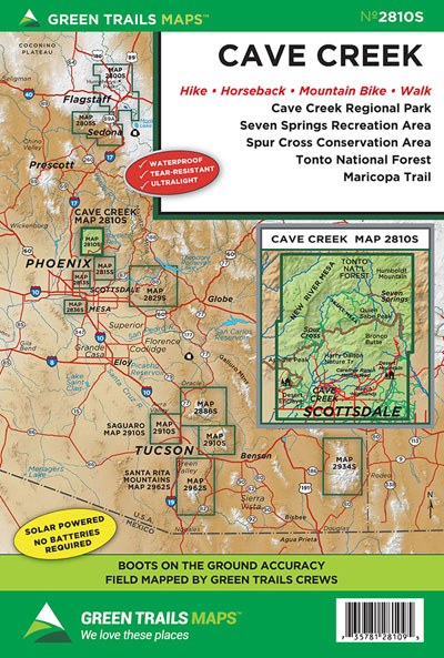 Cave Creek Trail Map