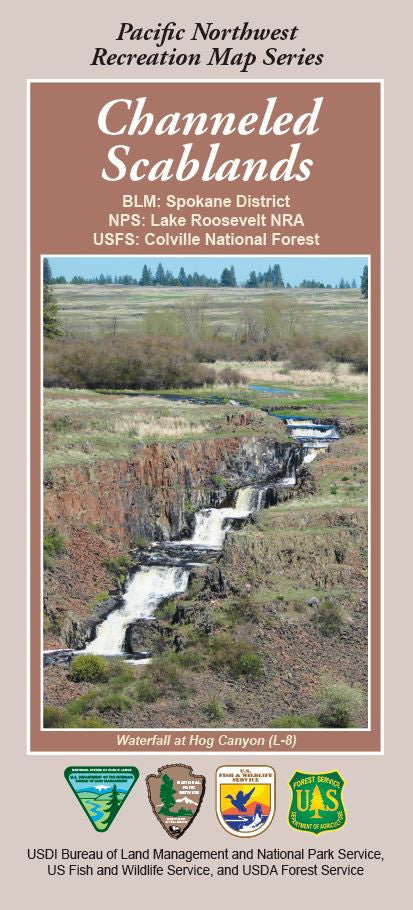 Colville National Forest - Channeled Scablands Recreation Map - Cover