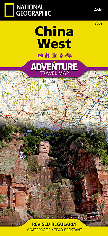 China West Adventure Travel Map by National Geographic - Cover