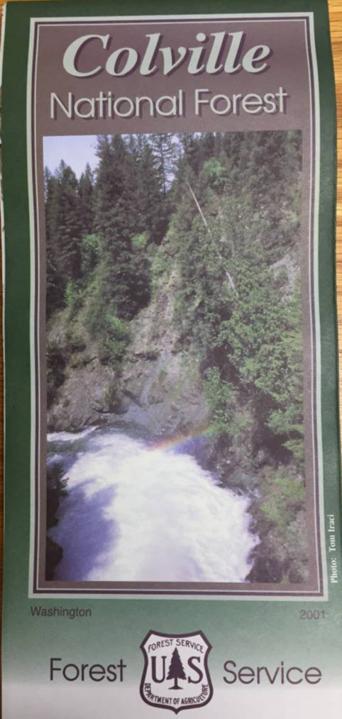 Colville National Forest Service Map - Cover