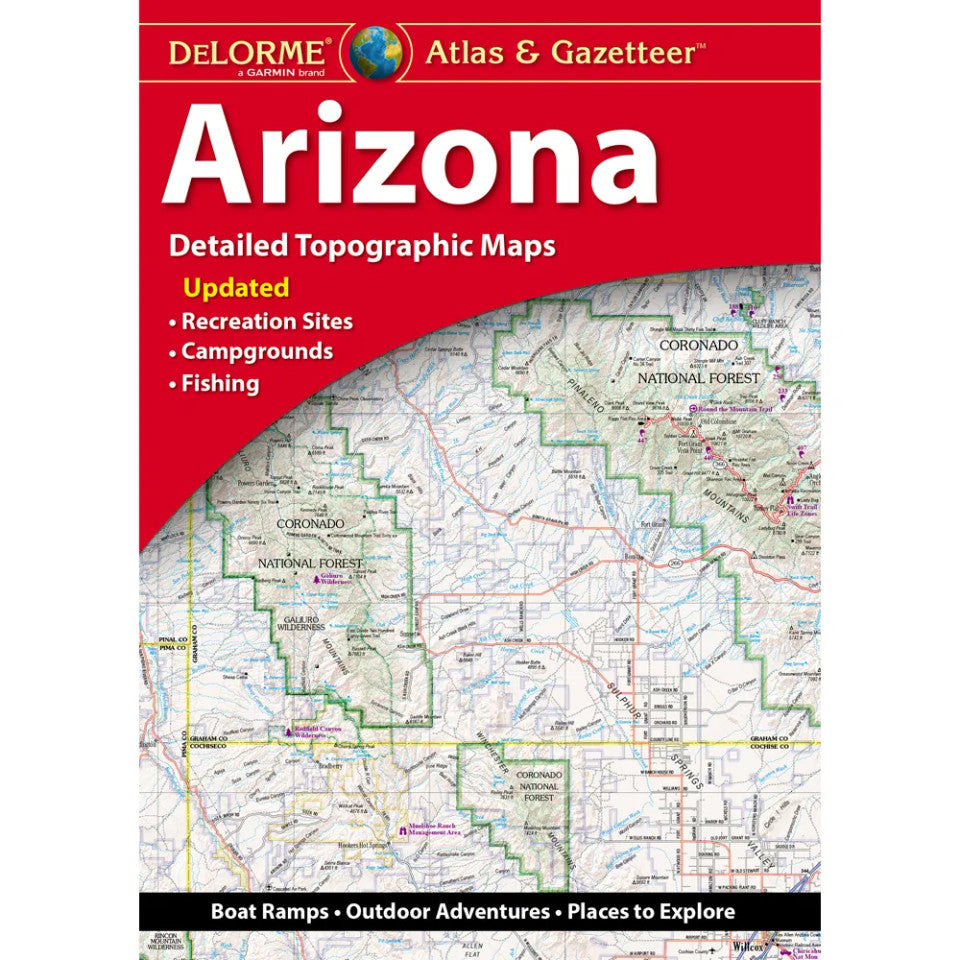 Arizona Topographic Atlas & Gazetteer by DeLorme - Cover