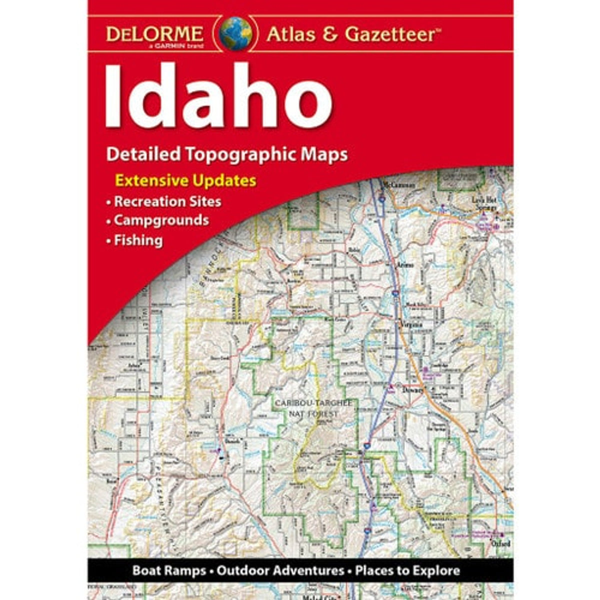 Idaho Topographic Atlas & Gazetteer by DeLorme - Cover