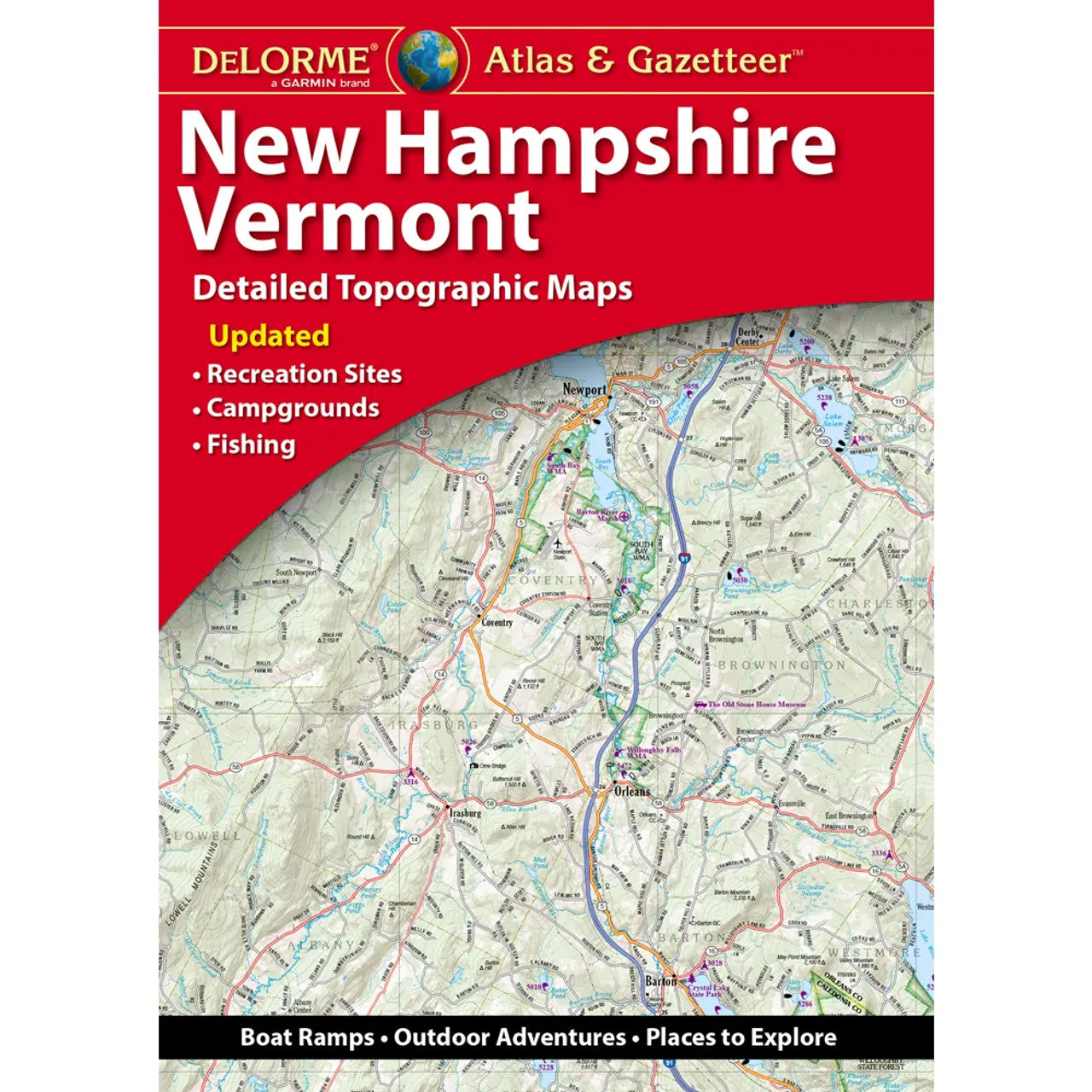 DeLorme New Hampshire & Vermont