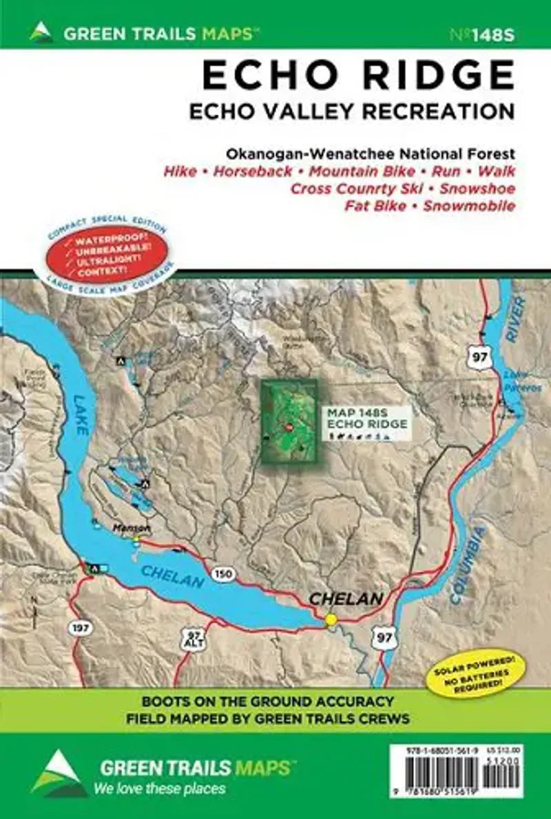 Echo Ridge, WA - Green Trails Map #148S