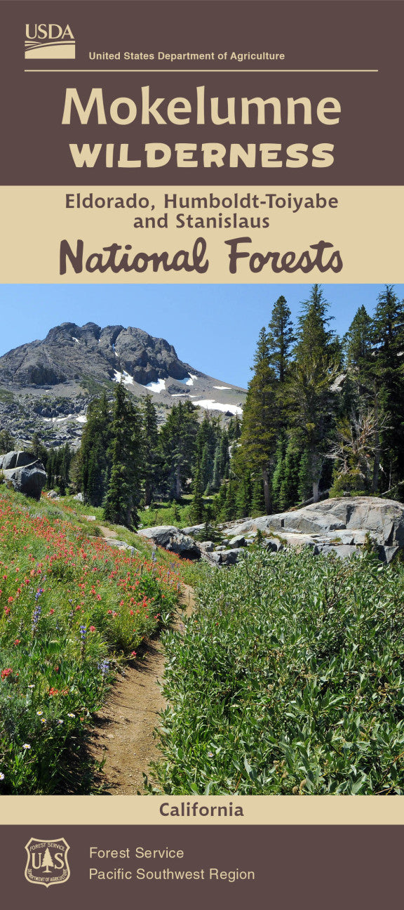 Eldorado National Forest - Mokelumne Wilderness Forest Service Map - Cover