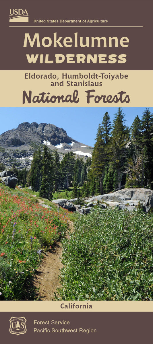 Eldorado National Forest - Mokelumne Wilderness Forest Service Map - Cover