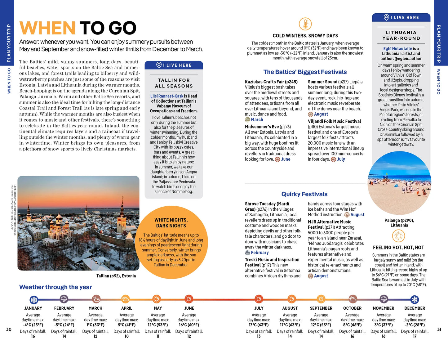 Estonia, Latvia & Lithuania Travel Guide Book by Lonely Planet - Sample Page