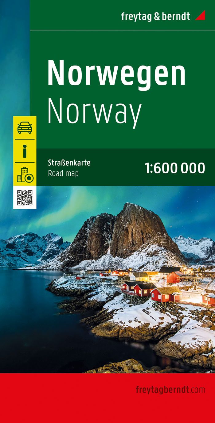 Norway Road Map by Freytag & Berndt – Metsker Maps