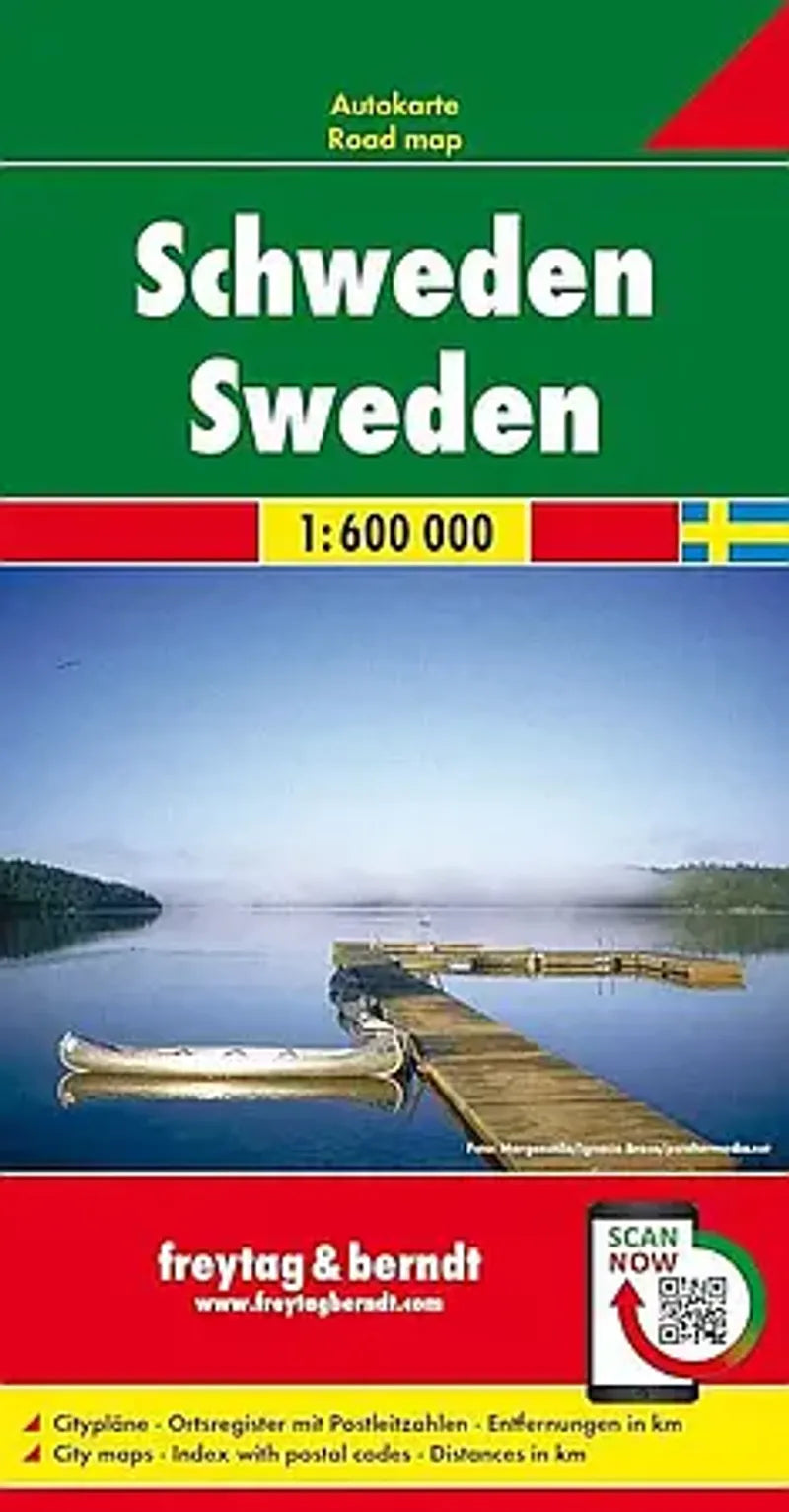 Sweden Road Map by Freytag & Berndt - Cover