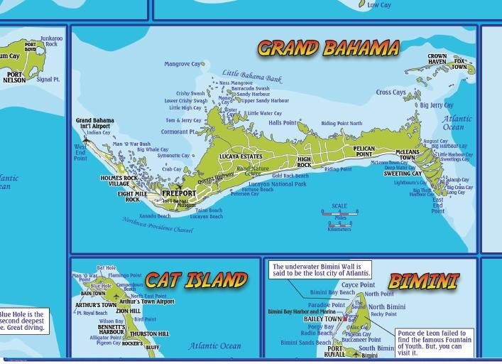 Bahamas Adventure Map