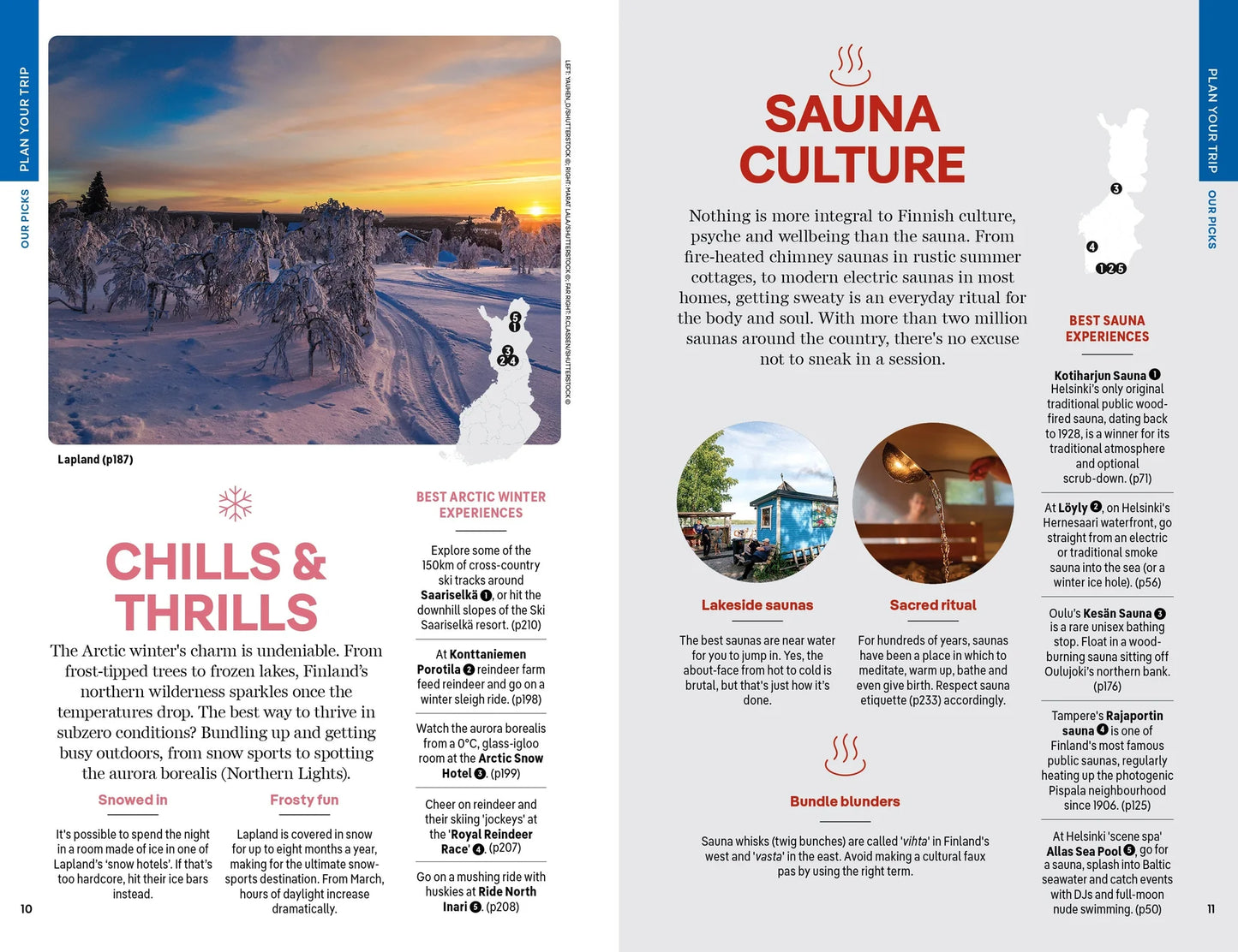 Finland Travel Guide Book by Lonely Planet - Sample Page