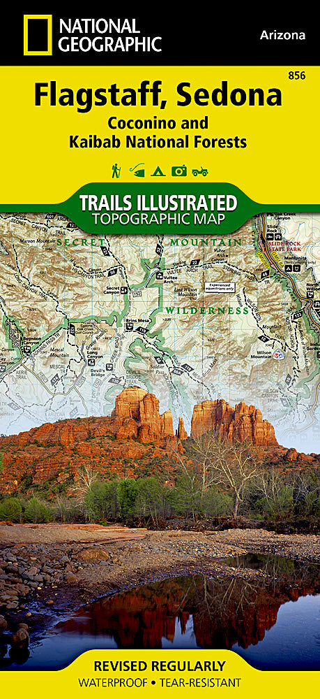 Flagstaff & Sedona Trails Illustrated Topographic Map #856 - Cover