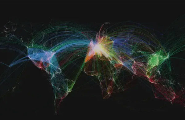 Flight Path World Map