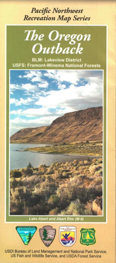 Fremont-Winema National Forest - The Oregon Outback Recreation Forest Service Map - Cover
